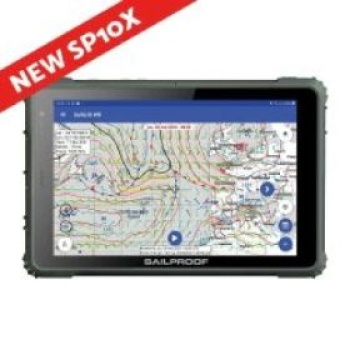 Sailproof SP10X 10-Zoll-Topmodell eines robusten Androi mit Wasserdichtes Laden