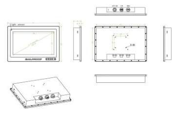 Sailproof STS13 Wasserdichter 13,3" Touchscreen
