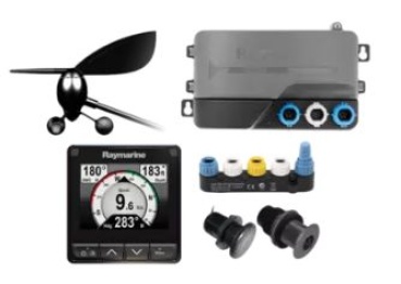 i70s Tridata System (i70s Farb-Multifunktionsinstrument inkl. Wind-, Tiefen/Temp.- und Logggebern ST900/P120 & D800, iTC-5, 3m Backbone, 5 Wege-Verbinder, STNG Stromkabel & 2 Endwiderständen)