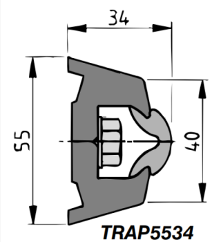 Vetus TRAP-Scheuerleiste, ohne Keder - Zusatzbild 1