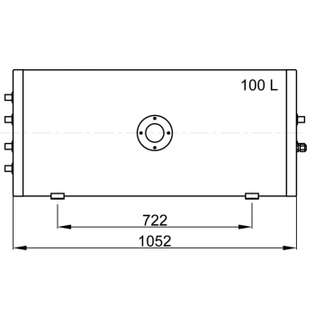 Vetus Doppelspiral-Wasserboiler – 100 L
