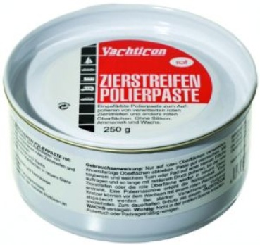 Zierstreifen Polierpaste rot 250 g