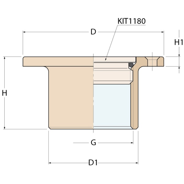 Guidi Deckseinfüllstutzen - G 11/4 - Zusatzbild 1