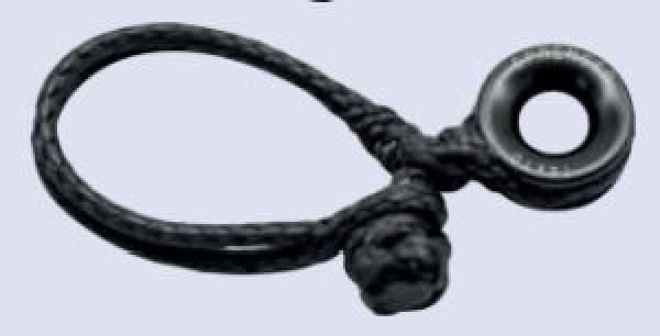 Tauwerkschäkel mit Low friction Ring, 70mm