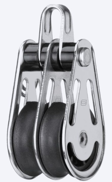 Doppelblock mit Bügel (demontierbar) Ø: 8mm