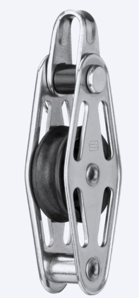 Violinblock mit Hundsfott, Bügel (demontierbar)  Ø: 6mm