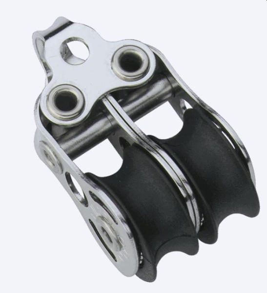 Doppelblock mit Bügel Ø: 6mm