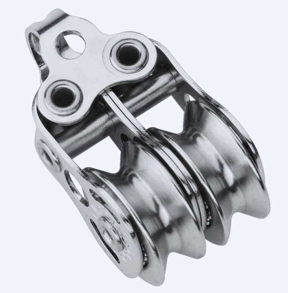 Doppelblock mit Bügel  Ø: 4mm