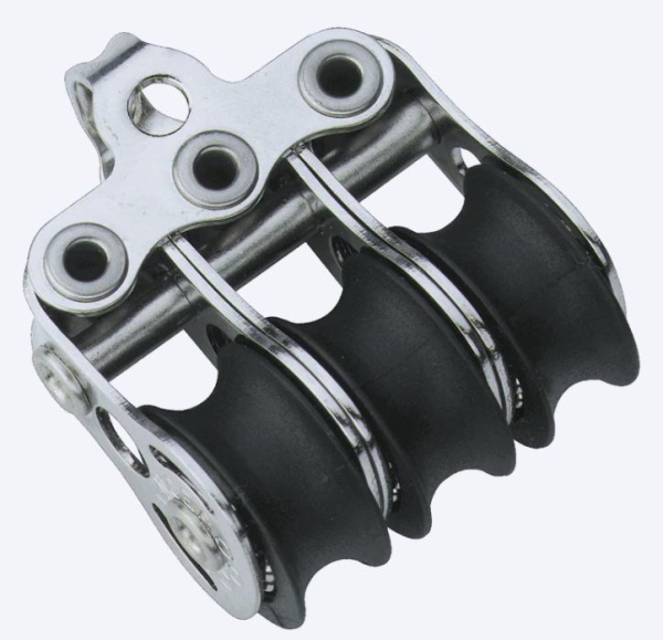 Dreifachblock mit Bügel Ø: 6mm