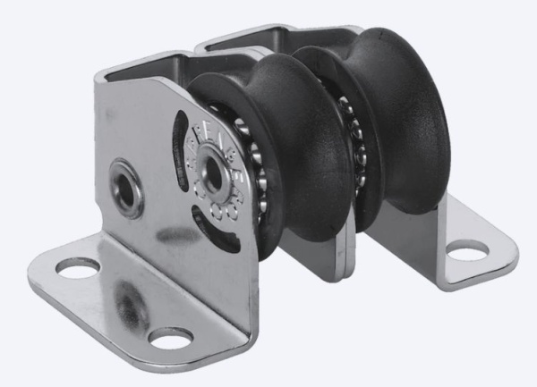 Stehblock mit 2 Hohlachsen Ø: 6mm