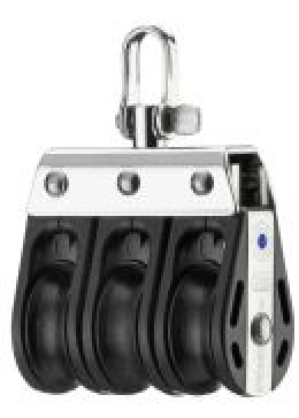 Dreifachblock mit Arretierset (demontierbar) - 8mm (Nadellager)