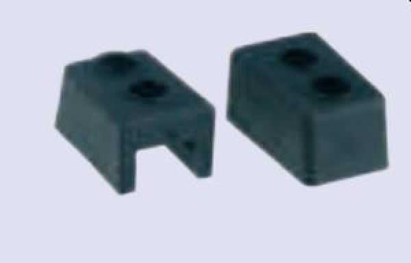 Endstück Gummi Schwarz für Schiene 38260