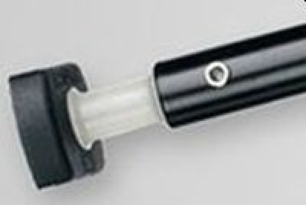 140cm, schwarzes Aluminium