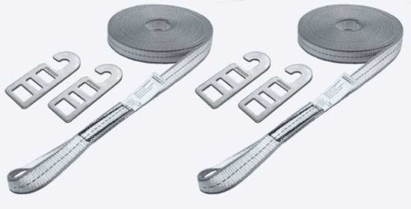 Sprenger Sicherheitsleine 12m mit 2 Edelstahlhaken - SE