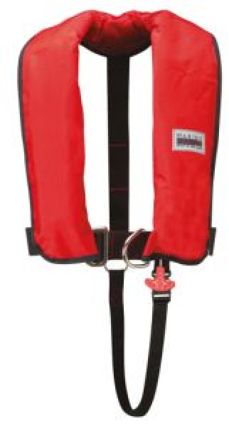Marinepool Rettungsweste 150N mit Lifebelt rot