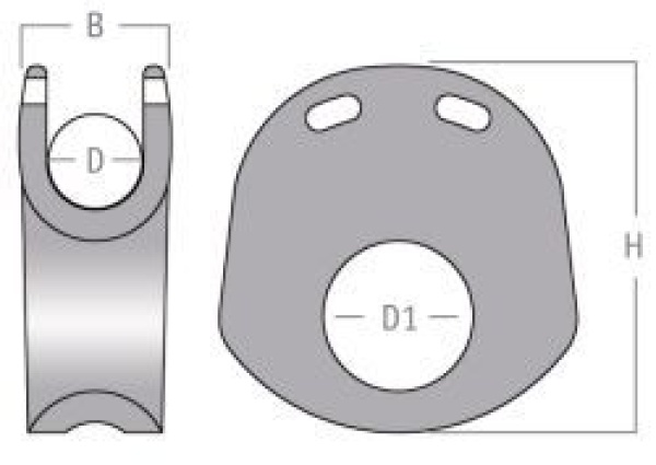 Deck Block für 6mm Tauwerk