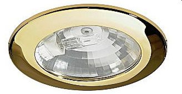 Asterope Einbauleuchte 12 V goldenfarbe