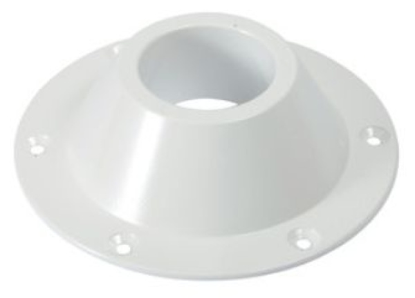 Aluminium weiß Ersatzsockel f. Tischbeine Ø 165