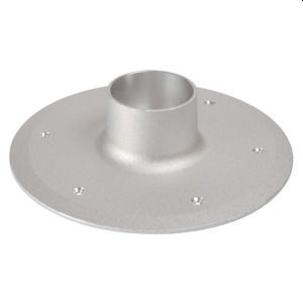 Ersatzockel aus Aluminium, eloxiert sandmatt Ø80mm