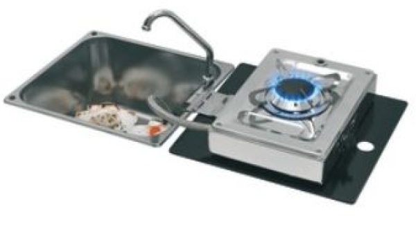 Einzuklappendes Kochen 1-Flamme rechteckig