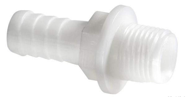 Schlauchanschluss 1/2" x 15 mm gerade