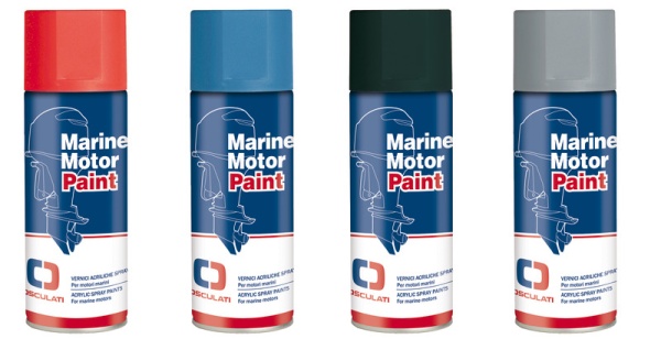 Marine Motor Paint für Motoren von Tohatsu aquamarine blau (Baujahr: alle)