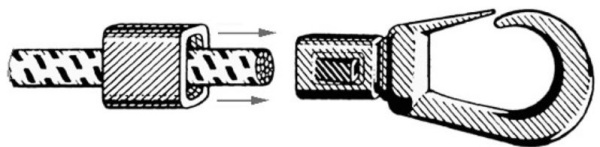 Nylonschnapphaken 8mm