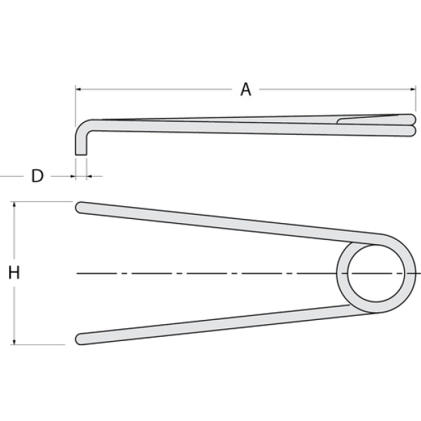 Guidi Federschlüssel für Deckseinfüllstutzen 2 Stahl - Zusatzbild 1
