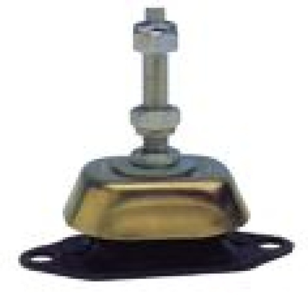 Elastische Motorlager Medium, 55° Shore, Stift M16, Ab