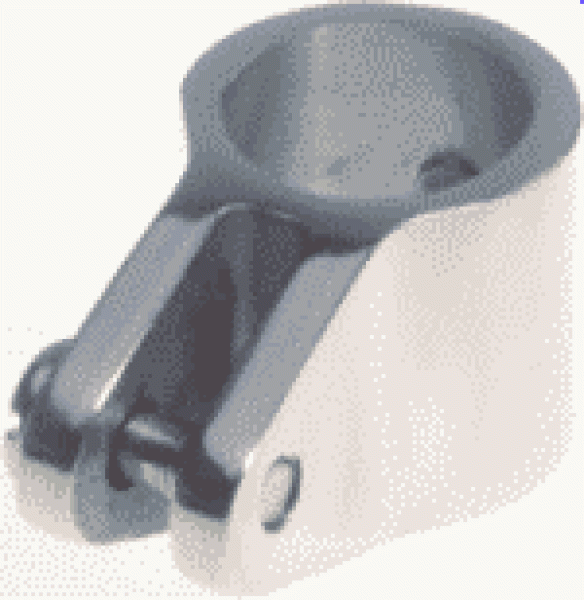 NIRO Verdeckbeschlag-Mittelstück, Ø22,25mm, Verbindung