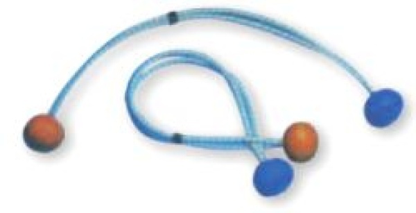 Segelzeising mit Kunststoff Kugeln, L=300mm, Ø4mm