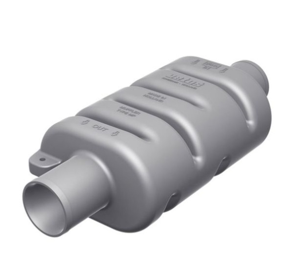 Kunststoff-Schalldämpfer Vetus DEMPMP75, Ø76mm