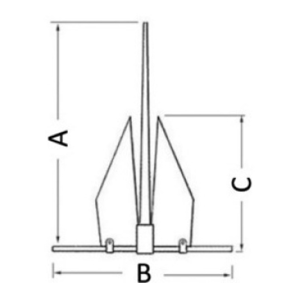LEWMAR Anker LFX 7 Kg