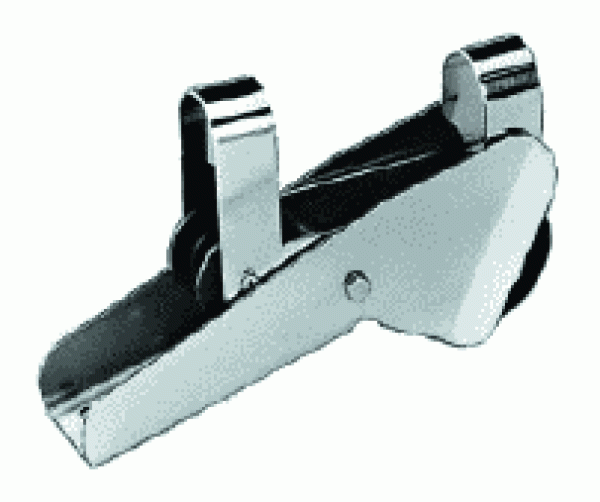 Bugrolle mit Wippe, VA-Stahl