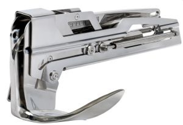 Ausziehbare Bugrolle Mr. Fantastic für Anker bis 20 kg, hochglanzpoliert