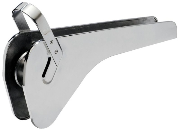 Bugrolle für Trefoil/Bruce, VA-Stahl bis 15 kg