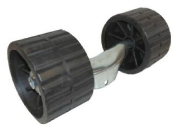 Bügel f. feste Seitenroller, schwarz 120x75mm