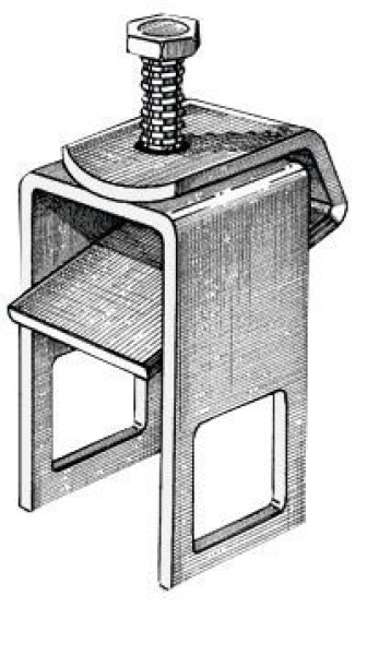 Befestigungsklammer für Rolle 40 x 60 mm