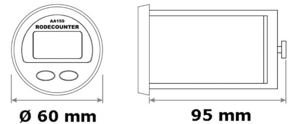 LEWMAR® Kettenzähler mit Alarm