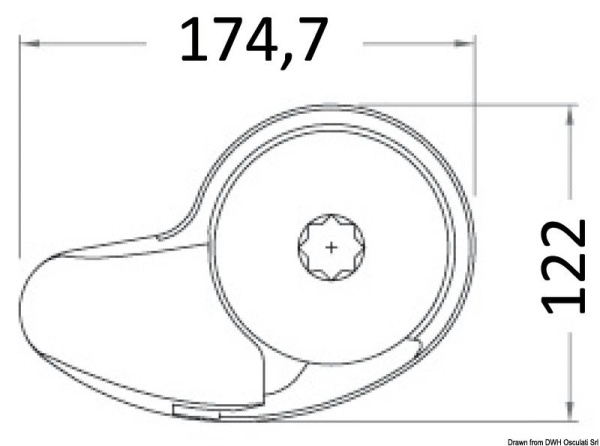 Italwinch Smart V Ankerwinde 800W 12V - 8mm ISO tief - Zusatzbild 3