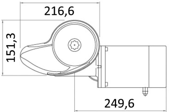 Italwinch Smart Plus Ankerwinde 1500W 24V - 10 mm hoch, - Zusatzbild 2