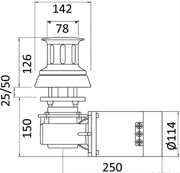 ITALWINCH Nestor Spillwinde 24V, 1000W - Zusatzbild 1