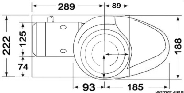LEWMAR V4 Kettennuss einzeln Ø 10 mm, Leine Ø 16 mm - Zusatzbild 1