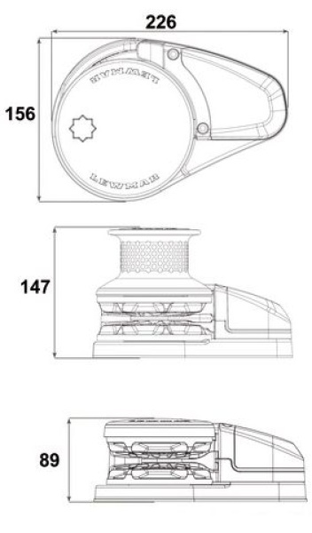 VX2+ GO Ankerwinden-Set 12 V 1000 10mm, 16,1 kg