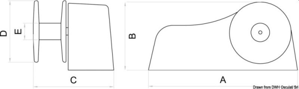 Ankerwinde f.ITALWINCH Achill Tender 1000W 24V