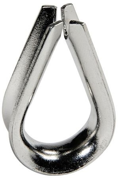 VA-Stahl Kausche Ø 3 mm