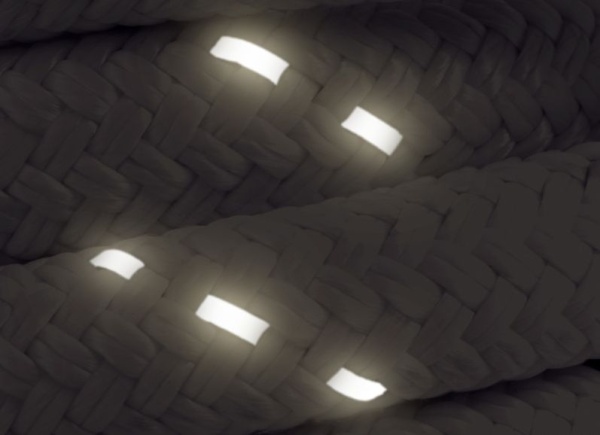 Schwimmfähige Festmacherleine m.reflektierendem Strang 22 mm