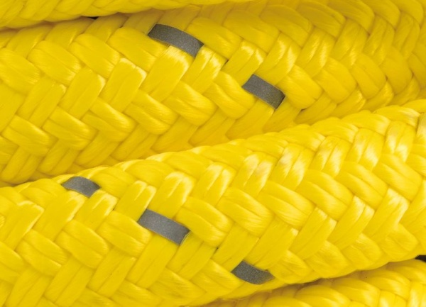 Schwimmfähige Festmacherleine m.reflektierendem Strang 26 mm