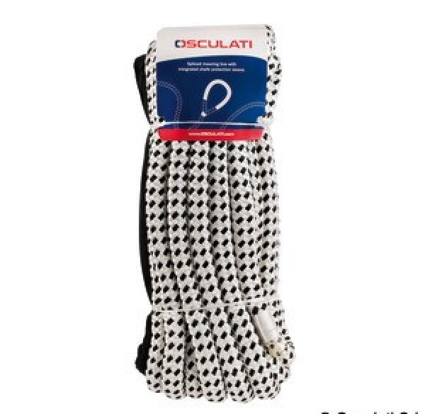 Festmacherleine 20 mm × 12 m mit Ring und Schutzummantelung