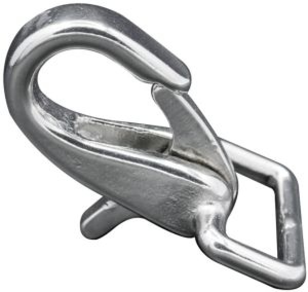Karabinerhaken VA-Stahl Schnapper 30mm-Riemen